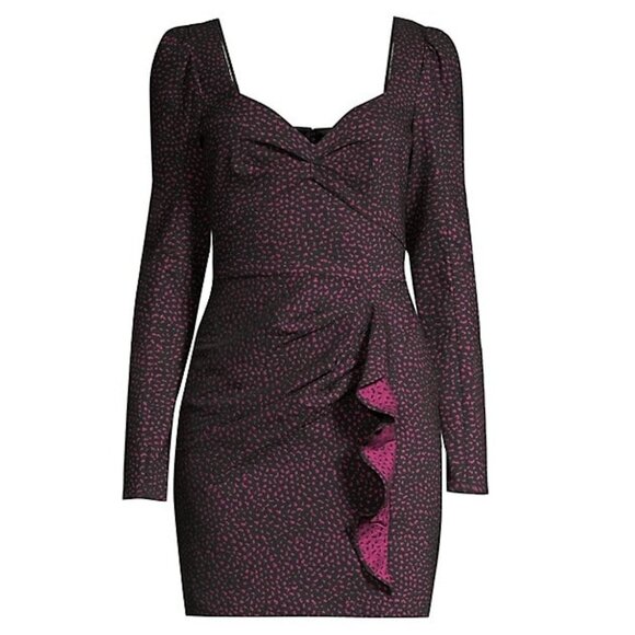 New w/Tags - Parker "Muccia" 80s-Style Sweetheart Dress, Velvet Jacquard - sz 10 - Picture 2 of 14